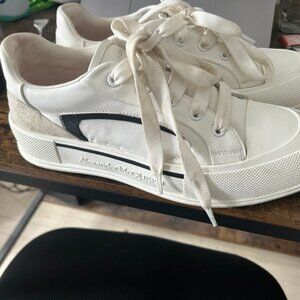 Alexander McQueen Plimsoll Deck Sneakers - Size EU45